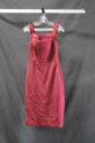 Abby Paris Maroon Mid Length Dress Size: 6