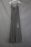 Ashley Lauren Black Full Length Dress Size: 8