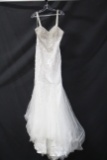 White Full Length Dress Size: No Size Information Found