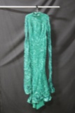 Portia And Scarlett Green Long Sleeved Full Length Dress Size: 6