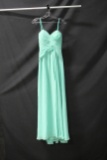 Faviana Mint Green Full Length Dress Size: 6