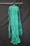 Portia And Scarlett Green Long Sleeved Full Length Dress Size: 14