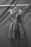 Rachel Allan Black Strapless Cocktail Dress Size: 6