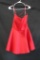 Alyce Paris Red Cocktail Dress with Open Back Size: 14