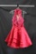 Alyce Paris Red Halter Style Cocktail Dress Size: 10