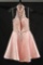 Aylce Paris Pink Halter Style Cocktail Dress Size: 8