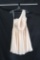 Christina Wu Occasions Off-White One Shouldered Cocktail Dress Size: 10