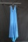 Jovani Blue Full Length Dress Size: 6