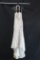 Panoply White Halter Style Full Length Beaded Dress Size: 0