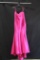 Janique Hot Pink Full Length Dress Size: 16