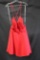 Alyce Paris Red Cocktail Dress with Open Back Size: 10