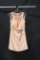 Tony Bowls Peach Two-Piece with Gold Beading Size: 6