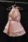 Alyce Pink Satin and Lace 2 Piece Cocktail Dress Size: 4