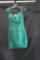Jovani Green Sparkly Cocktail Dress Size: 8