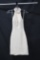 Jovani White Halter Style Cocktail Dress Size: 0