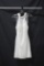 Alyce Paris White Halter Style Cocktail Dress Size: 2
