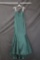 Faviana Green Full Length Dress Size: 12