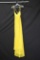 Ashley Lauren Yellow Lace Full Length Dress Size: 2