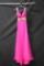 Blush Prom by Alexis Pink Full Length Dress with Beaded Accents Size: 0