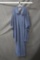 Jovani Blue Long Sleeved Sparkly Full Length Dress Size: 0