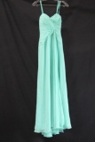 Faviana Mint Green Full Length Dress Size: 0