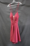 Faviana Red Cocktail Dress Size: 8