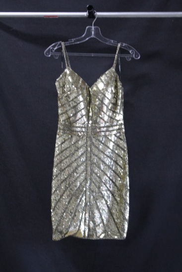 Jovani Silver Cocktail Dress Size: 0, Jovani Silver Cocktail Dress Size: 6,