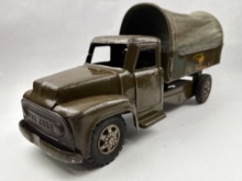 Buddy L Steel Army Transport w/ Canopy