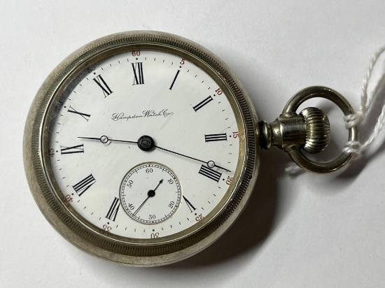 Hampden Dueber Open Face Pocket Watch