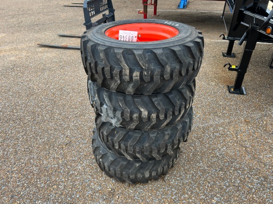 4 Skid Steer Tires