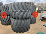(2) Firestone 54x37.00-25 Tires w/Wheels