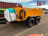 1000 Gal Fuel Trailer w/Pump & 75 Gal Def Tank (Yellow)