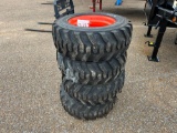 4 Skid Steer Tires