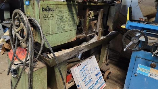 DoAll Metal Band Saw Working 3 Phase
