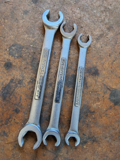 SAE Line Wrench Lot