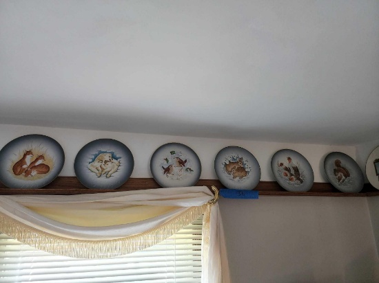 6 Hutschenreuther High Relief Collectible Plate