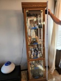 Glass Case w Glass Shelves No Contents