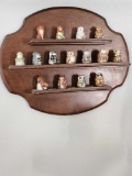 Wildlife Animal Thimbles and Display