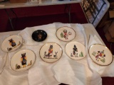 Native American Plate Lot Florence Ceramics Kachina