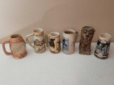 Vintage Beer Advertising Mugs Strohs Buf Light Etc