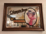 Vintage Olympia Beer Mirror