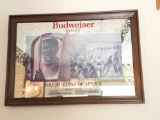 Vintage Budweiser Kings Of Africa Beer Mirror