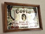 Vintage Coors Beer Mirror