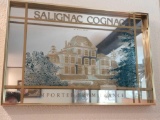 Vintage Salignac Cognac Mirror