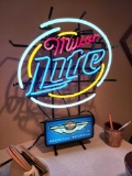 Miller Light Harley Davidson 100th Neon