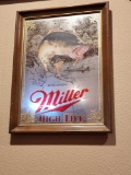 Miller High Life Wisconsin Trout Mirror