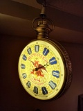 Budweiser Hanging Lighted Spinning Clock