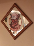 Vintage Coors Light BeerWolf Mirror