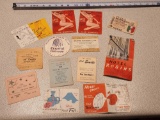 Tokyo/Singapore Hotel-Club Advertising 1950s