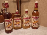 Vintage Jim Beam Corn Whiskey Lot Bullitt/ Marion